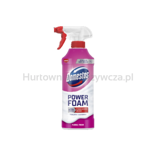 Domestos Power Foam Czyszcząca Piana Toaleta i Łazienka Floral Fresh 435ml