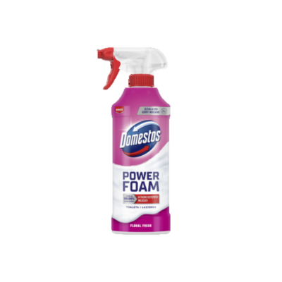 Domestos Power Foam Czyszcząca Piana Toaleta i Łazienka Floral Fresh 435ml