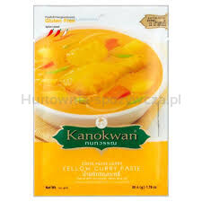 Kanokwan Pasta Curry Zółta 50G