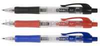 Długopis automatyczny Q-CONNECT 0,7mm, niebieski - 2