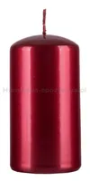 Donau HOME Świeca słupek Standard Lakier, 60x115mm, czerwony metaliczny połysk - 2