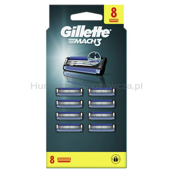 Gillette Mach3 Wkłady Do Maszynki, 8Sztuk