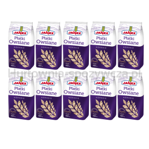Janex Płatki Owsiane Górskie 400G x 10 sztuk