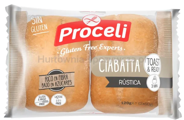 Ciabatta- Bułki Do Zapiekania Bezgl. 120 G