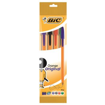 BIC Długopis Orange Original miks kolorów pouch 4 szt.