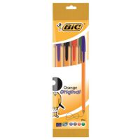 Bic Długopis Orange Original miks kolorów pouch 4 szt.