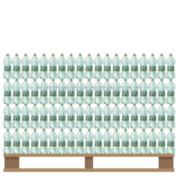 Rodowita Woda delikatnie gazowana 1L <br>(Paleta 684 szt.)