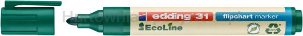 Marker do flipchartów e-31 EDDING ecoline, 1,5-3 mm, zielony - 2
