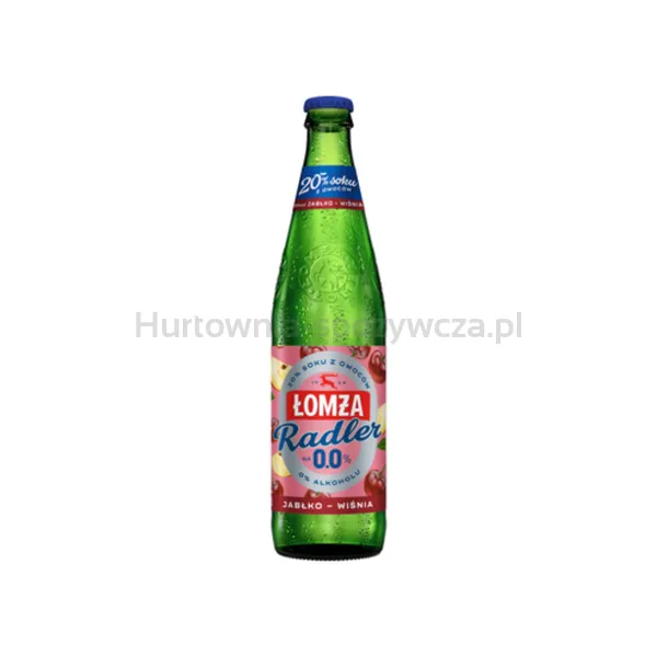 Łomża Radler Jabłko/Wiśnia 20% soku butelka bezzwrotna 500 ml
