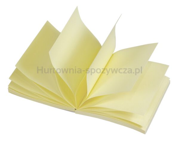 Donau Bloczek Samoprzylepnytypu Z, 76x76mm, 1x100 kart., jasnożółte  - 2
