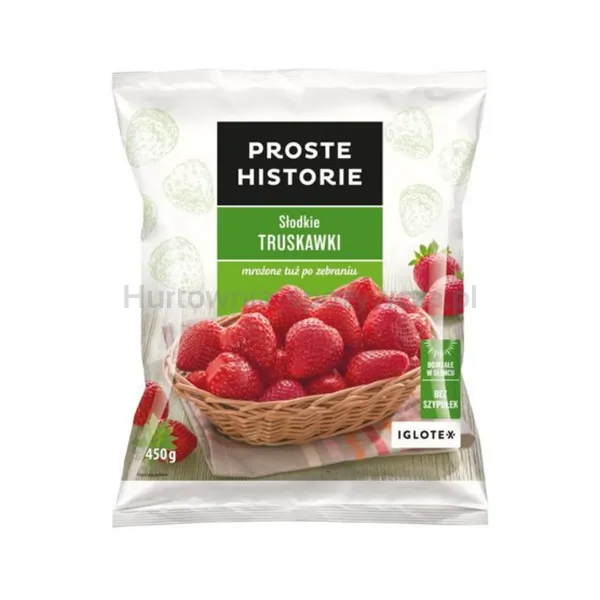 Proste Historie Truskawki bez szypułek 450g