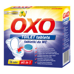 Oxo Tabletki Do Czyszczenia Toalet Lemon 25 G X 16 Tabs