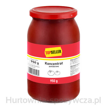Topseller Koncentrat Pomidorowy 950 G. Produkt Pasteryzowany.