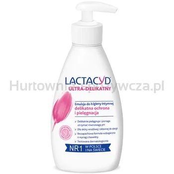 Lactacyd Ultra Delikatny emulsja do higieny intymnej z pompką 200ml