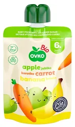Przecier Jabłko-Marchew-Banan Po 6 Miesiącu Życia Bio 90 G