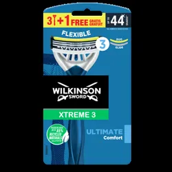 Wilkinson Sword Xtreme3 Ultimate Comfort Jednorazowe Maszynki Do Golenia 4 Sztuki