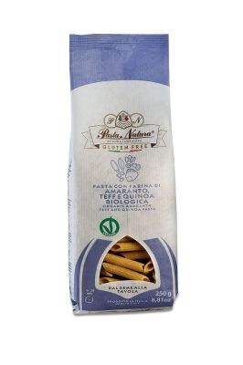 Makaron (Kukurydziano - Ryżowy Z Amarantusem, Teff I Quinoa) Penne Bezglutenowy Bio 250 G - Pasta Natura [BIO]