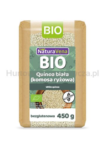 Quinoa Biała (Komosa Ryżowa) Bezglutenowa Bio 450 G - Naturavena [BIO]