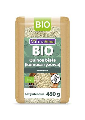 Quinoa Biała (Komosa Ryżowa) Bezglutenowa Bio 450 G - Naturavena [BIO]