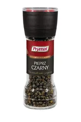 Prymat Pieprz czarny ziarnisty, młynek, 47g