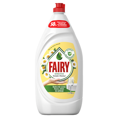 Fairy Płyn Do Mycia Naczyń Sensitive Chamomile  Vit E 1350 Ml