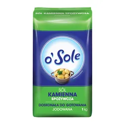 O'Sole Sól Kamienna Spożywcza Jodowana 1 Kg 