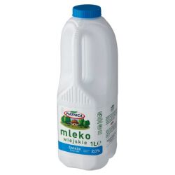 Piątnica Mleko Wiejskie Butelka 2,0% 1L