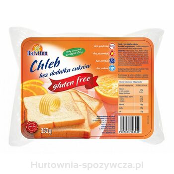 Balviten Chleb Bez Dodatku Cukrów Bezglutenowy 350G