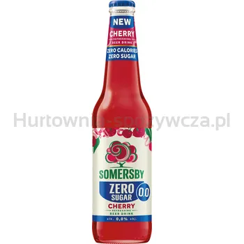 Somersby 3xZero Cherry 0% 400 ml, butelka bezzwrotna