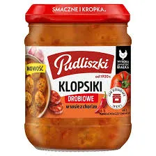 Pudliszki Klopsiki drobiowe w sosie z chorizo 440 g