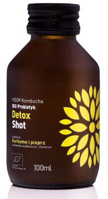 Shot Kombucha Probiotyk Detox Bezglutenowy Bio 100 Ml - Vigo [BIO]