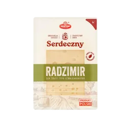 Radzimir ser dojrzewający tłusty w plastrach 135 g SERTOP