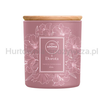 Świeca Aroma Home & Dorota 150G Róża