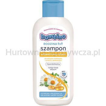 Bambino Rodzina Szampon witaminowy blask hiperdelikatny 400 ml