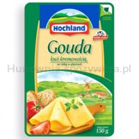 Hochland Gouda Ser Żółty W Plastrach. Ser Podpuszczkowy Dojrzewający 135 G - 2