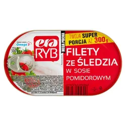 Filety Śledziowe Era Ryb W Sosie Pomidorowym 300 G Graal