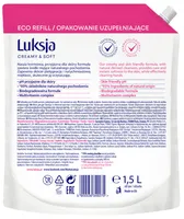 Kremowe mydło w płynie LUKSJA, róża, zapas 1500ml - 2