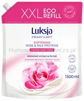 Kremowe mydło w płynie LUKSJA, róża, zapas 1500ml