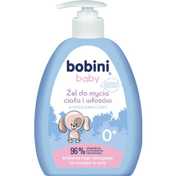 Bobini Baby Żel Do Mycia Ciała I Włosów 300Ml