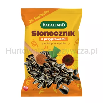 Słonecznik z przyprawami prażony w łupinie Bakalland 130 g