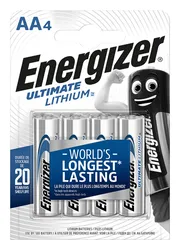 Bateria Energizer Ultimate Lithium, Aa, L91, 1,5V, 4Szt.