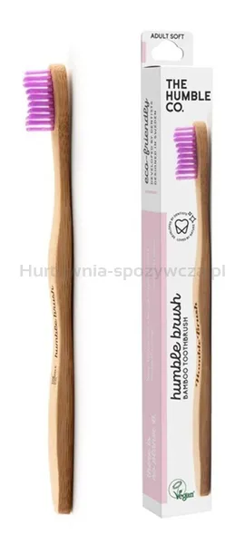 Szczoteczka Do Zębów, Bambusowa Soft Różowa 19Cm