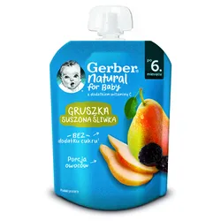 Gerber Deserek W Tubce Gruszka SuSzampona Śliwka Po 6 Miesiącu 80G