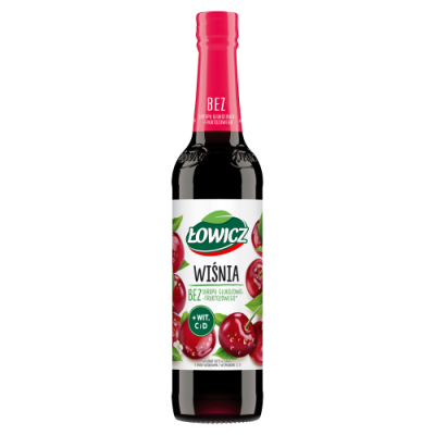 Łowicz Suplement Diety Syrop O Smaku Wiśniowym 400 Ml