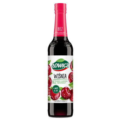 Łowicz Suplement Diety Syrop O Smaku Wiśniowym 400 Ml