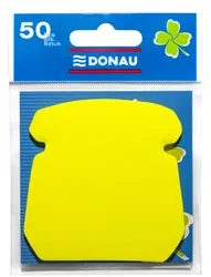 Donau Bloczek Samoprzylepny 1X50 Kart., Telefon, Zawieszka, Żółty 