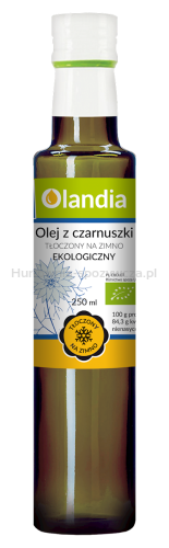 Olej Z Czarnuszki Tłoczony Na Zimno Bio 250 Ml - Olandia [BIO]