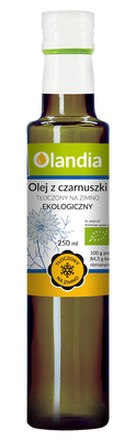 Olej Z Czarnuszki Tłoczony Na Zimno Bio 250 Ml - Olandia [BIO]