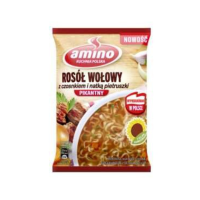 Amino Rosół Wołowy z Czosnkiem i Natką Pietruszki 60 g