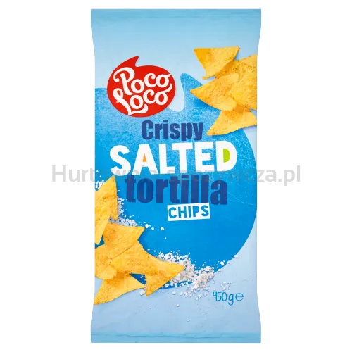 Poco Loco Torilla Chips Naturalne Trójkąty 450G 